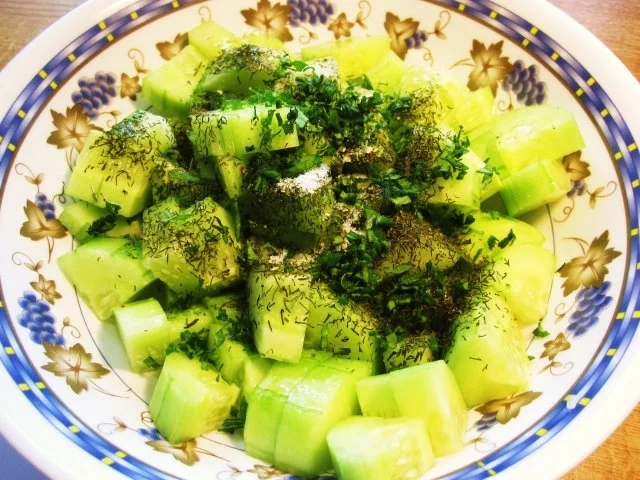 Rezept: Gurke in Sauerrahm Bild Nr. 2 Gurke in Sauerrahm - Rezept - Bild Nr. 2