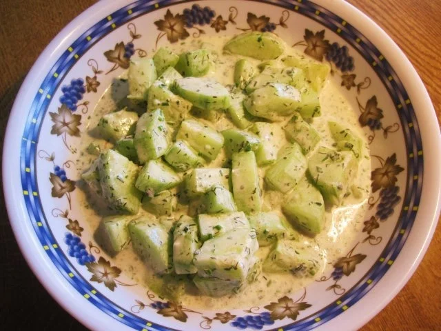 Rezept: Gurke in Sauerrahm Bild Nr. 4 Gurke in Sauerrahm - Rezept - Bild Nr. 4