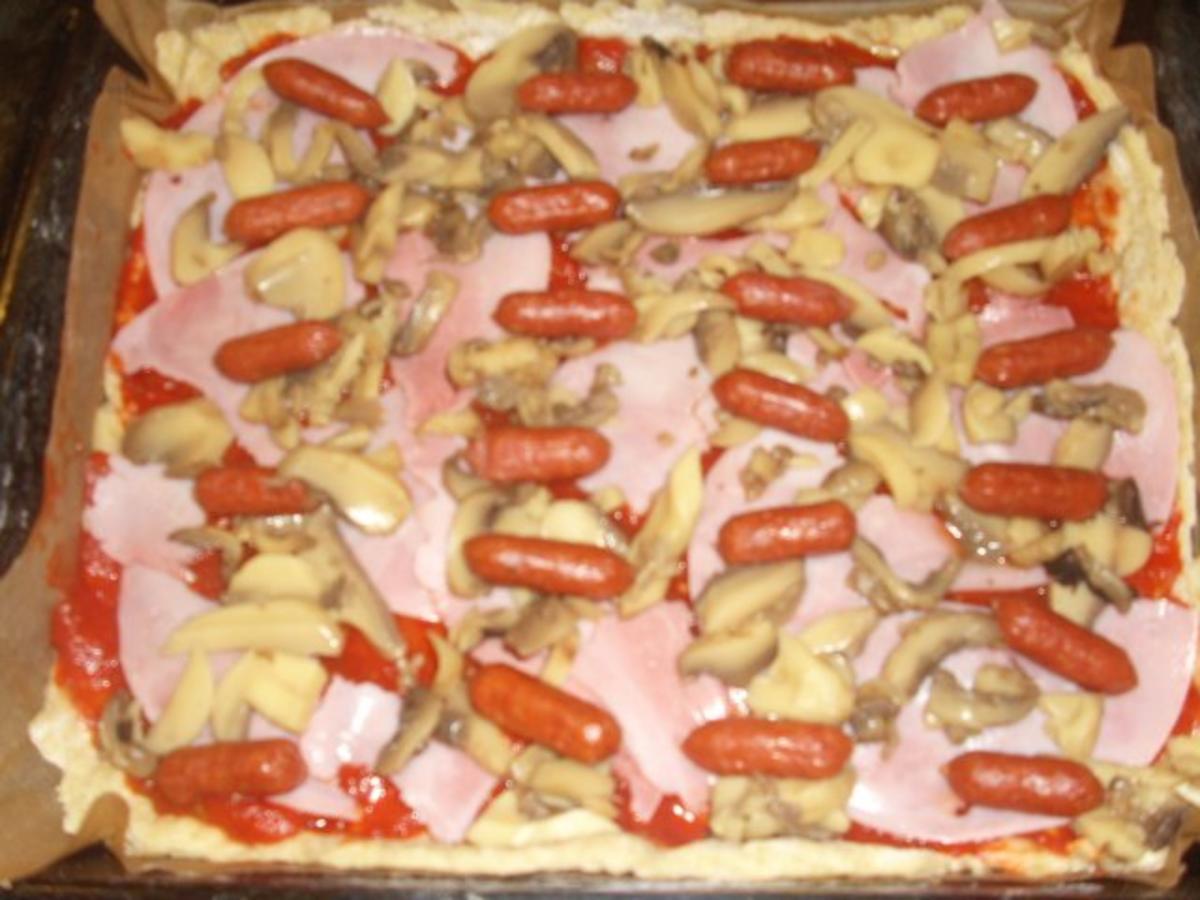 Kabanossi-Pizza - Rezept - Bild Nr. 4