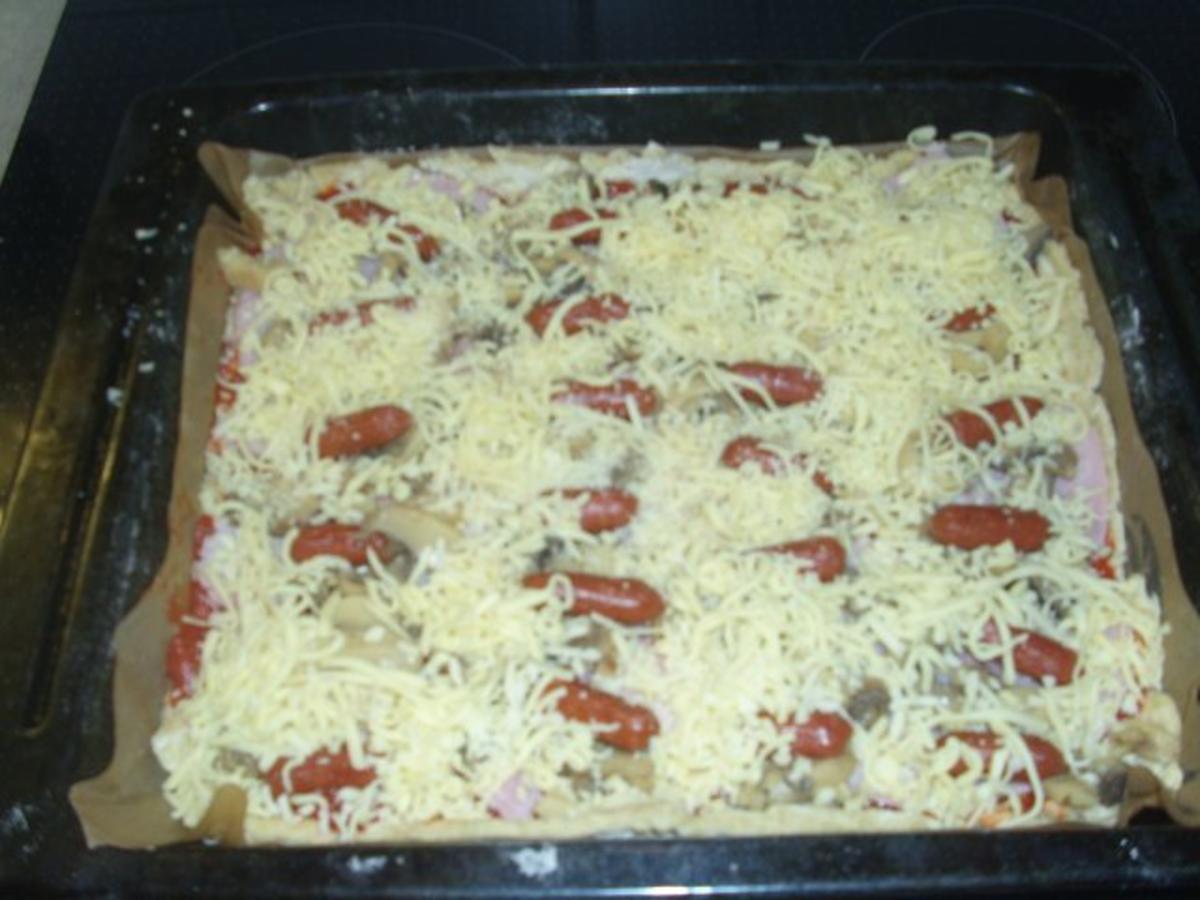 Kabanossi-Pizza - Rezept - Bild Nr. 5
