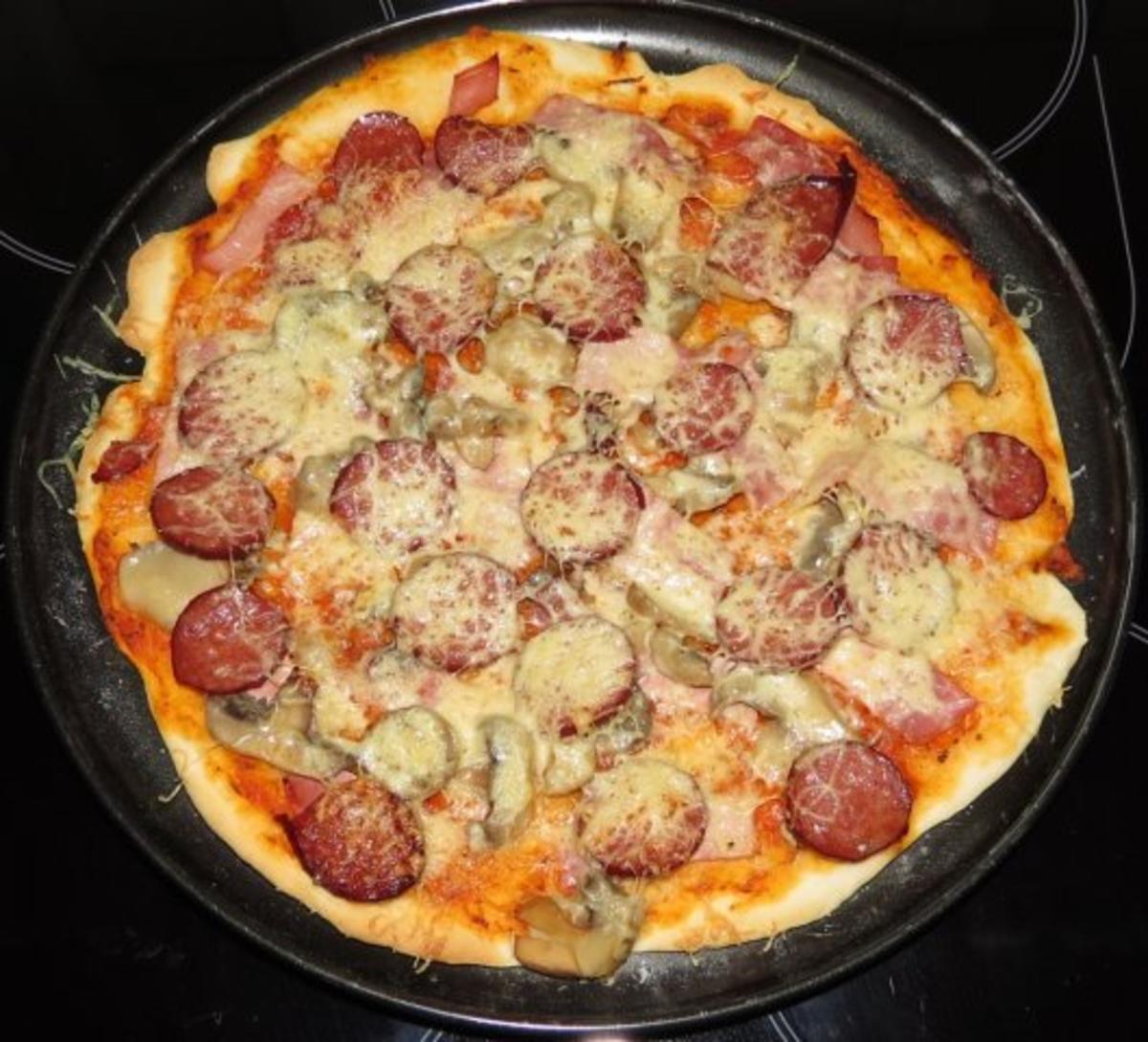 Kabanossi-Pizza - Rezept - Bild Nr. 6