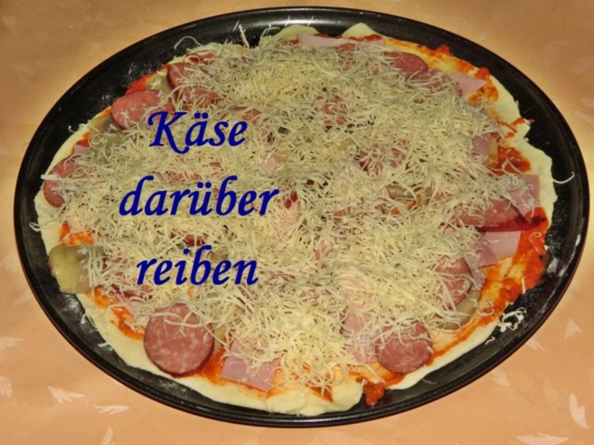 Kabanossi-Pizza - Rezept - Bild Nr. 2
