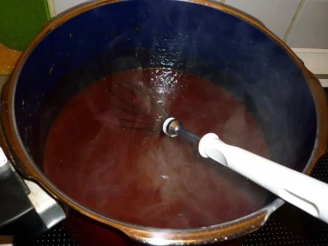 Rezept: Zwetschgen-Trauben-Schoko-Marmelade Bild Nr. 2 Zwetschgen-Trauben-Schoko-Marmelade - Rezept - Bild Nr. 2