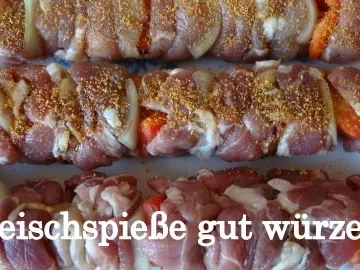 Rezept: Fleischspieße Bild Nr. 2 Fleischspieße - Rezept - Bild Nr. 2