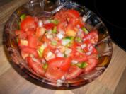 Tomatensalat mit Paprika - Rezept