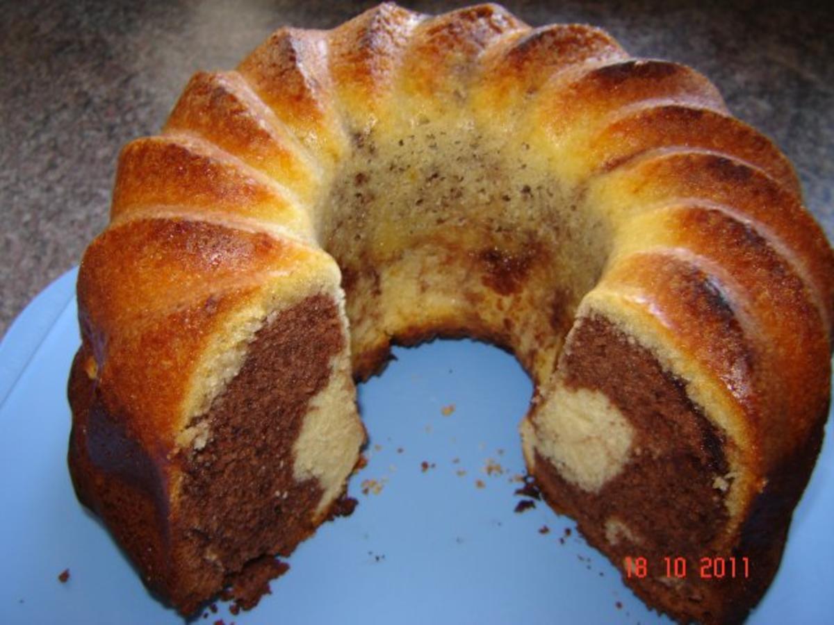 Kuchen & Torten : Nuss-Nougat-Marmorkuchen - Rezept