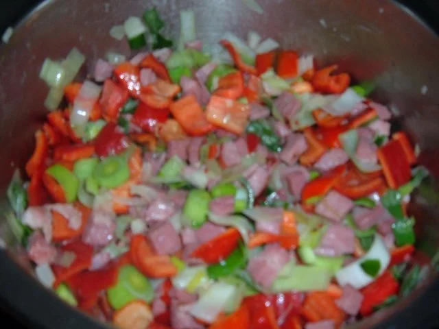 Eintopf : Gemüse mit Nudeln und Kasseler - Rezept - Bild Nr. 7