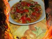 Eintopf : Gemüse mit Nudeln und Kasseler - Rezept
