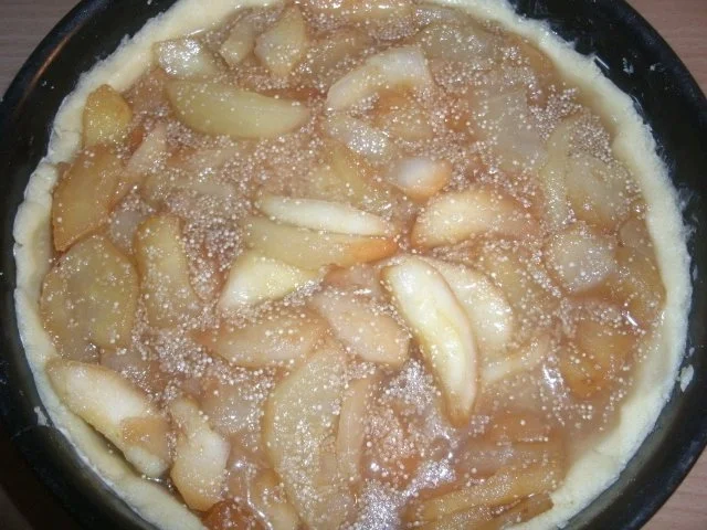 Rezept: Gedeckter Apfelkuchen mit Amaranth Bild Nr. 5 Gedeckter Apfelkuchen mit Amaranth - Rezept - Bild Nr. 5