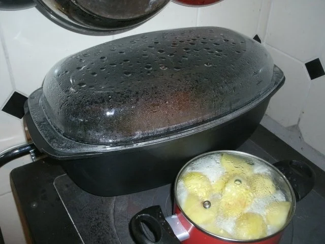 Rezept: Dicke Räucherrippe mit Grünkohlpüree Bild Nr. 4 Dicke Räucherrippe mit Grünkohlpüree - Rezept - Bild Nr. 4