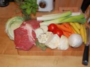 POT - AU - FEU   A   L'ANCIENNE  /   SUPPENFLEISCH  NACH ALTER ART - Rezept