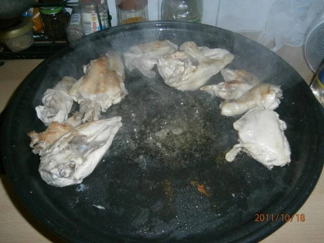 Rezept: Hähnchen gebraten mit Kartoffeln und Zimt Bild Nr. 3 Hähnchen gebraten mit Kartoffeln und Zimt - Rezept - Bild Nr. 3