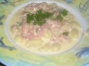 Gnocchi mit Schinken-Camembert-Sauce - Rezept