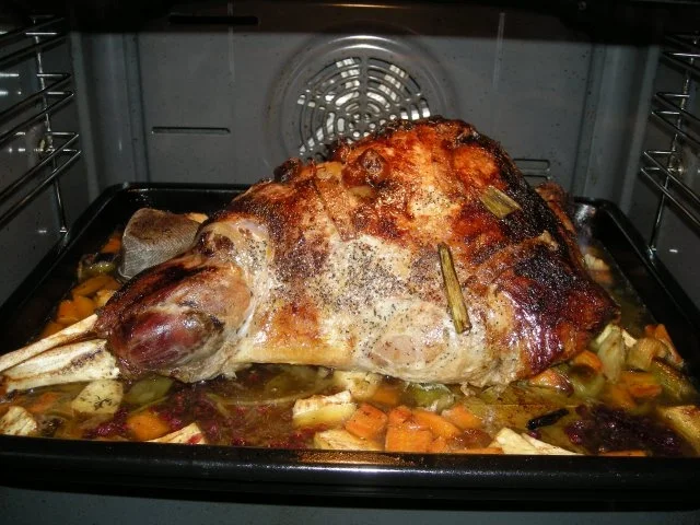 Rezept: Wildschweinkeule Wildschweinkeule - Rezept