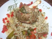 Rezept: Lammhaxen geschmort mit Graupen - ein herbstlicher und leckerer Genuss Lammhaxen geschmort mit Graupen - ein herbstlicher und leckerer Genuss - Rezept