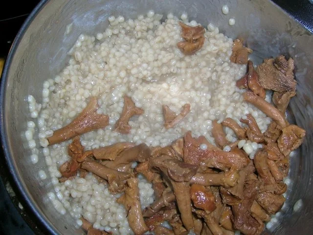 Lammhaxen  geschmort mit Graupen - ein herbstlicher und leckerer Genuss - Rezept - Bild Nr. 5