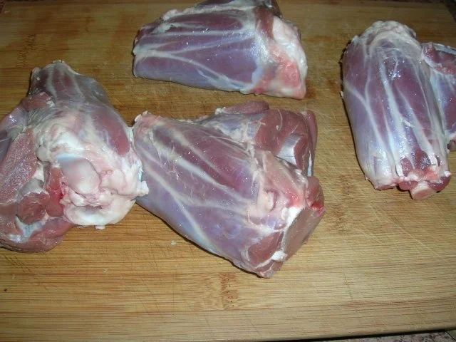 Lammhaxen  geschmort mit Graupen - ein herbstlicher und leckerer Genuss - Rezept - Bild Nr. 9