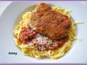 Schnitzel Milanese auf Bavettine - Rezept