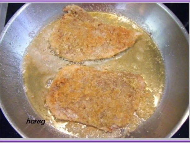 Schnitzel Milanese auf Bavettine - Rezept - Bild Nr. 4