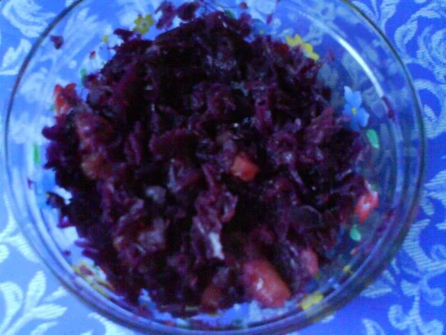 Apfel-Rotkohlsalat - Rezept