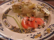 Kohlrabi- Kartoffelauflauf mit Sonnenblumenkernen - Rezept