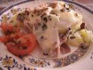Kohlrabi-Kartoffelauflauf mit Leberkäse - Rezept