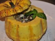 Gorgonzola-Kürbis, gefüllt - Rezept