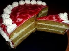 Kürbiskernöltorte mit Fruchtspiegel - Rezept