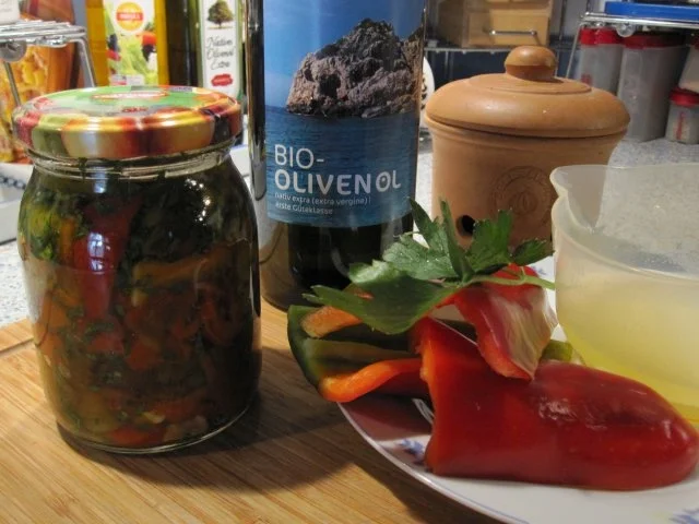 Rezept: Eingelegter Paprika Eingelegter Paprika - Rezept