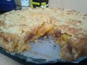 Mirabellenkuchen mit Kirschen und Streuseln - Rezept
