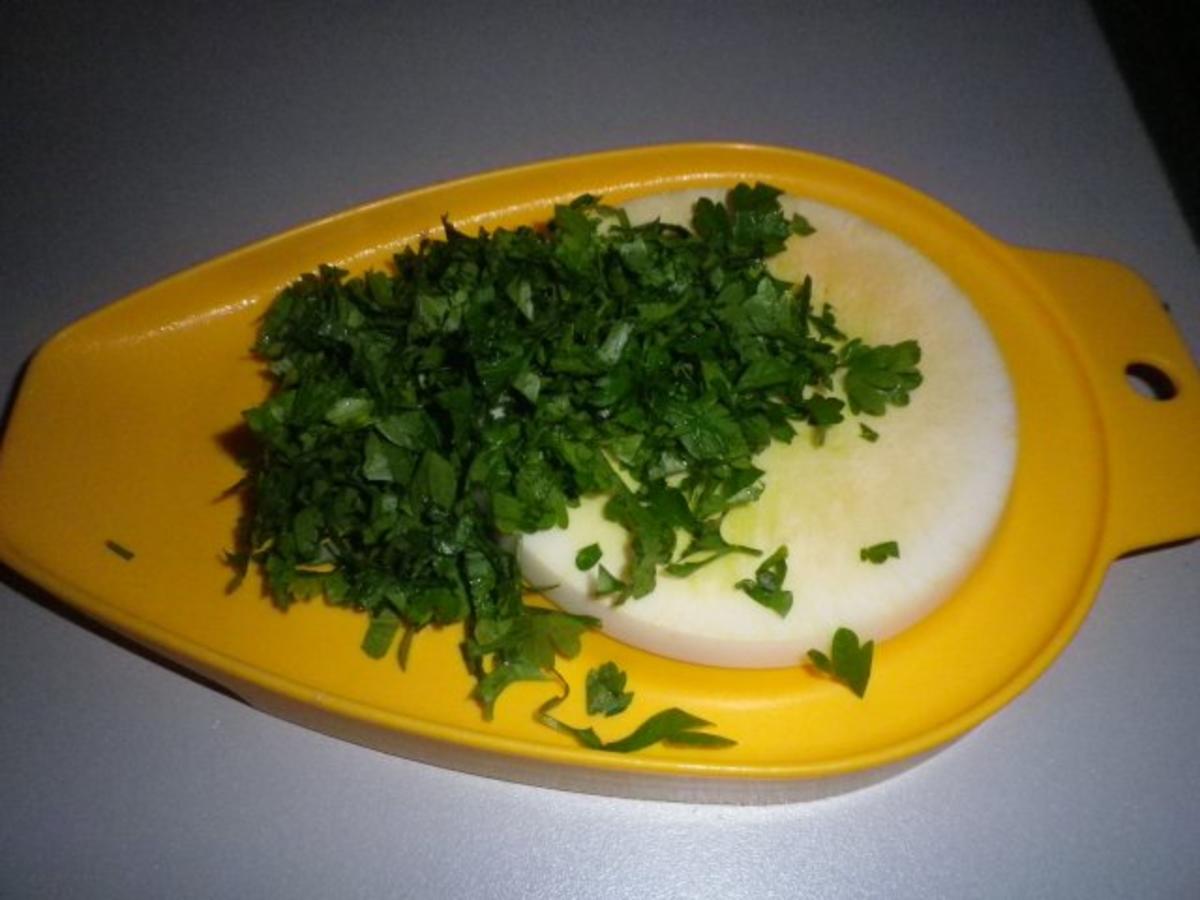 Käse - Rahm - Kohlrabi mit Schnitzel - Rezept - Bild Nr. 3