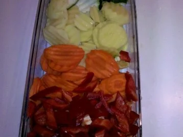 Vegetarisch: Gedämpftes Herbstgemüse mit Käse-Sahne-Soße - Rezept - Bild Nr. 3