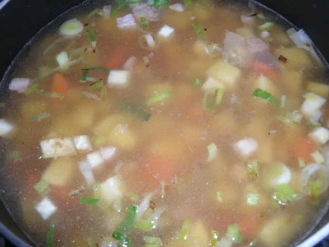 Rezept: Kartoffelsuppe Bild Nr. 4 Kartoffelsuppe - Rezept - Bild Nr. 4