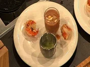 Gebratene Garnelen mit Zucchinipüree und Gazpacho (Oliver Wnuk) - Rezept