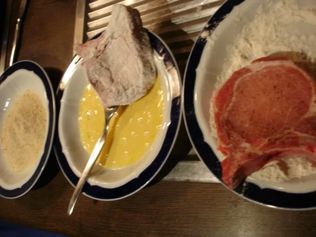 Rezept: Kotelett mit Möhrenblüten und Kartoffelbrei Bild Nr. 7 Kotelett mit Möhrenblüten und Kartoffelbrei - Rezept - Bild Nr. 7