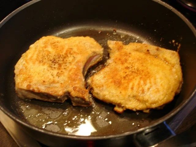 Rezept: Kotelett mit Möhrenblüten und Kartoffelbrei Bild Nr. 11 Kotelett mit Möhrenblüten und Kartoffelbrei - Rezept - Bild Nr. 11