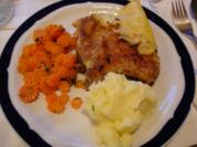 Kotelett mit Möhrenblüten und Kartoffelbrei - Rezept - Bild Nr. 20