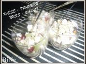 BiNe` S KÆSE - TRAUBEN - NUSS - SALAT - Rezept