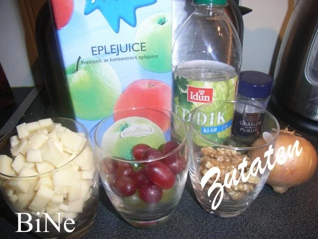 BiNe` S KÆSE - TRAUBEN - NUSS - SALAT - Rezept - Bild Nr. 2