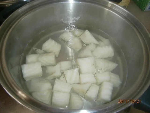 Kichererbsen Eintopf mit Futterrüben und Rindfleisch - Rezept