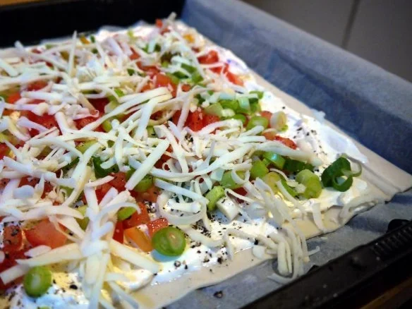 Rezept: Zickiger Flammkuchen Bild Nr. 7 Zickiger Flammkuchen - Rezept - Bild Nr. 7