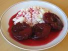 Rotweinpflaumen - Rezept