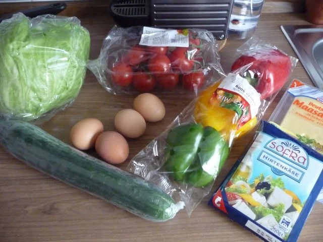 Rezept: Salat : Gemischten Hirtensalat Bild Nr. 3 Salat : Gemischten Hirtensalat - Rezept - Bild Nr. 3