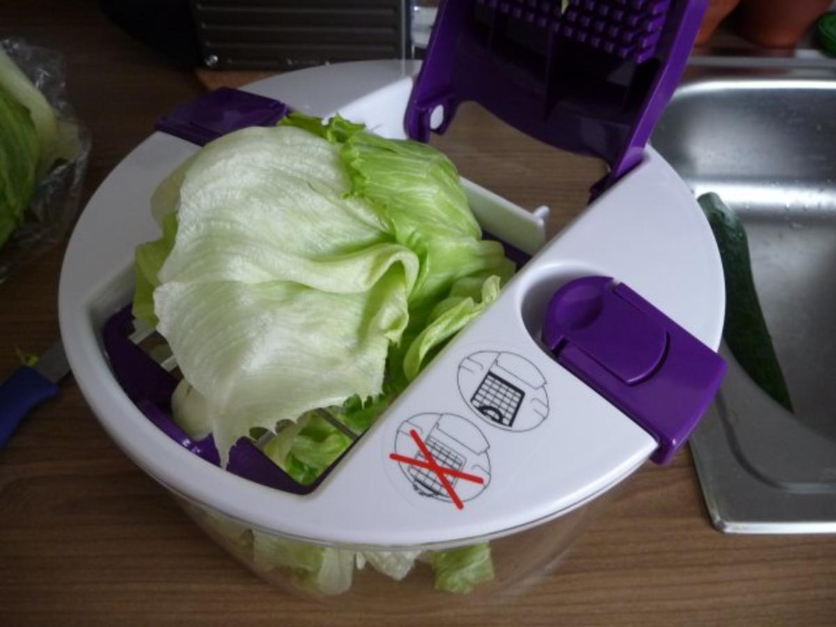 Salat : Gemischten  Hirtensalat - Rezept - Bild Nr. 4