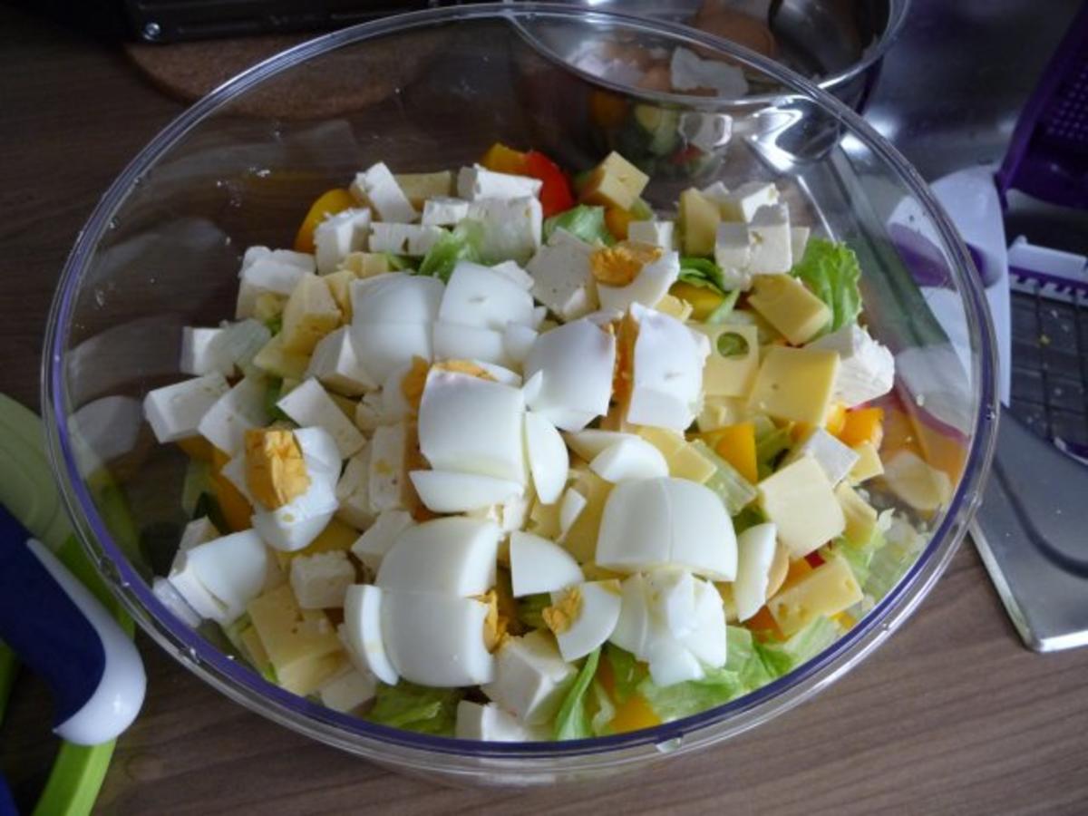 Salat : Gemischten  Hirtensalat - Rezept - Bild Nr. 17