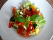 Salat : Gemischten  Hirtensalat - Rezept
