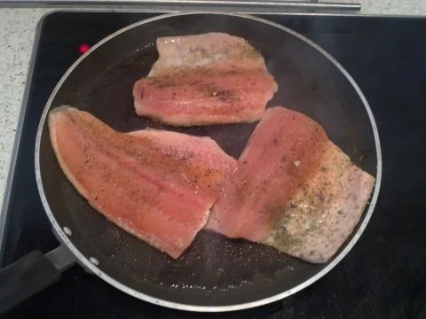 Lachsforelle mit Gemüse - Rezept - Bild Nr. 6