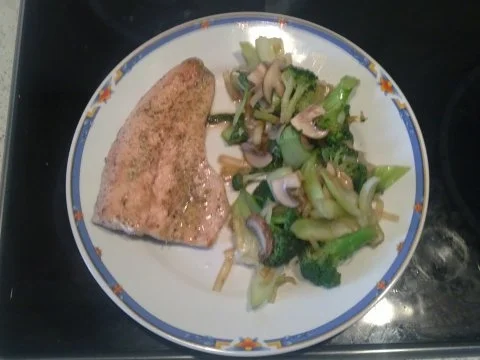 Lachsforelle mit Gemüse - Rezept - Bild Nr. 7