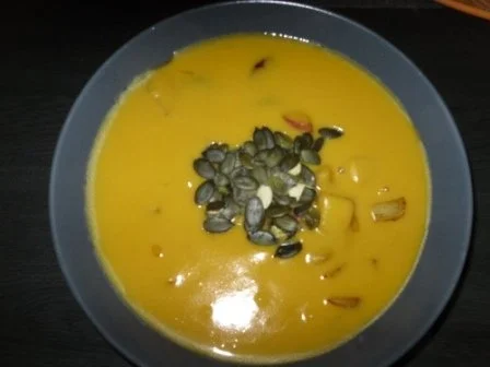 Rezept: Kürbiscremesuppe Bild Nr. 7 Kürbiscremesuppe - Rezept - Bild Nr. 7