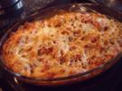 Pasta mit Camembert-Tomaten-Sauce im Ofen gebacken - Rezept